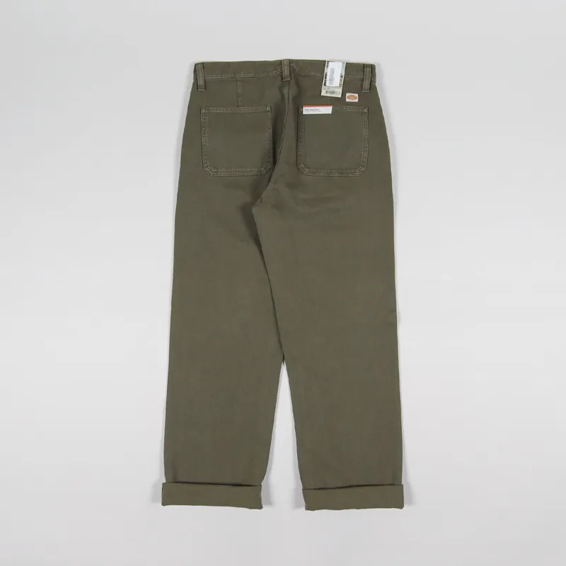 Nudie Jeans Tuff Tony Pants Faded Green-1