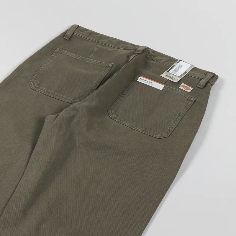 Nudie Jeans Tuff Tony Pants Faded Green-6