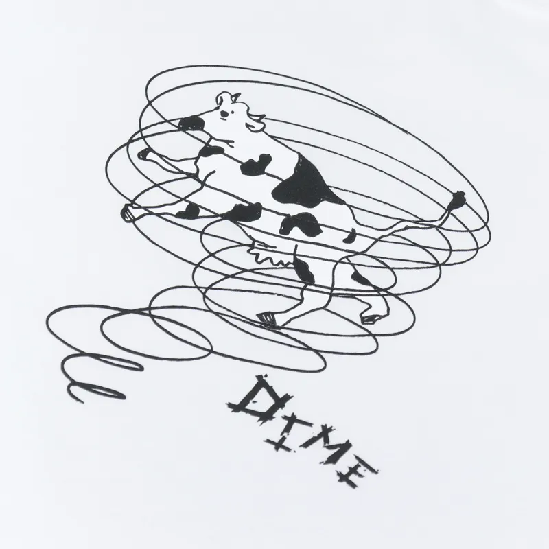 Dime Twister T Shirt White-1
