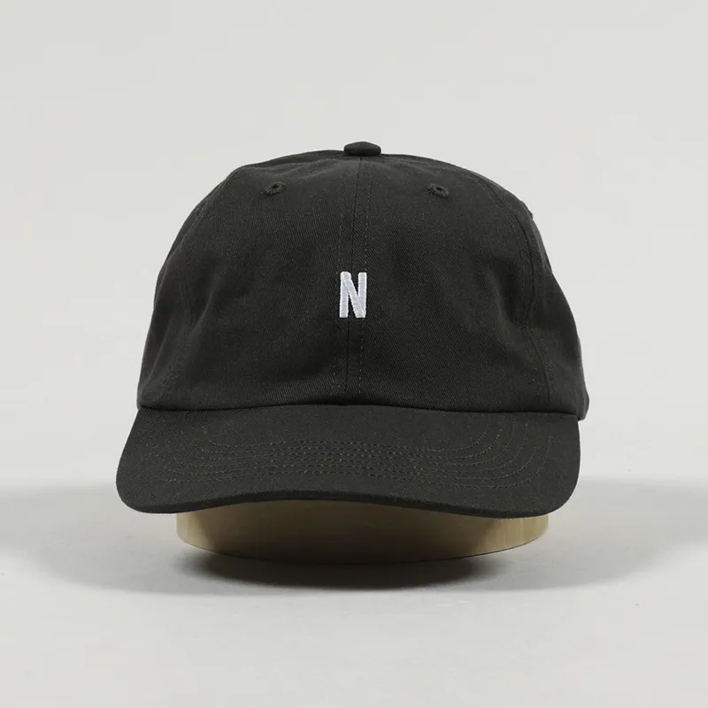 Norse Projects Twill Sports Cap Beech Green-2