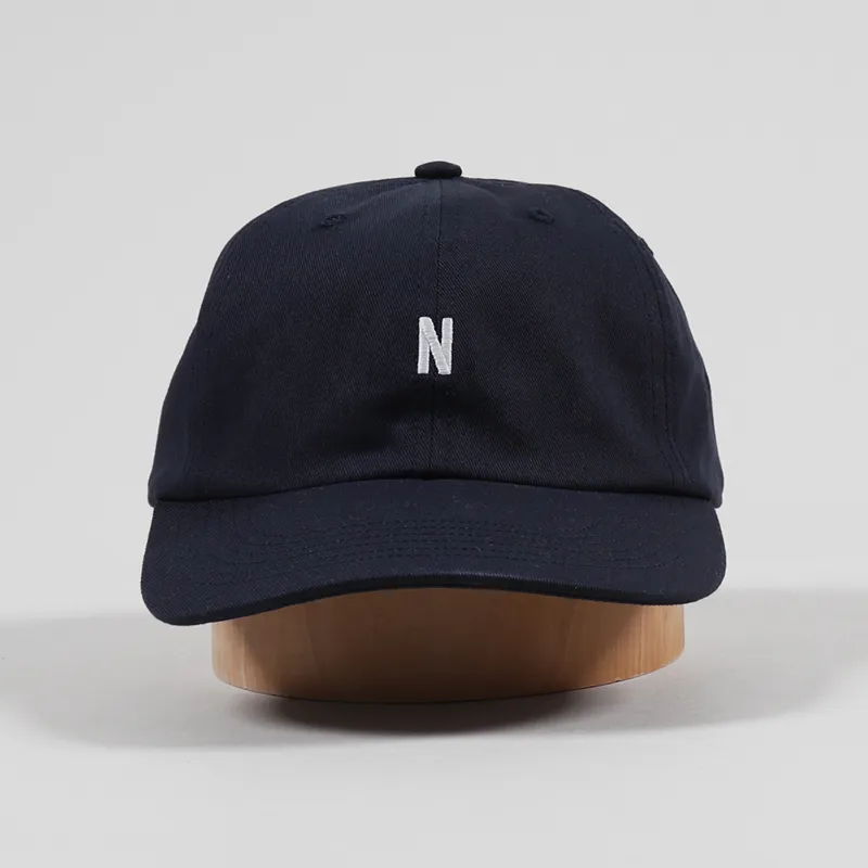 Norse Projects Twill Sports Cap Dark Navy-2