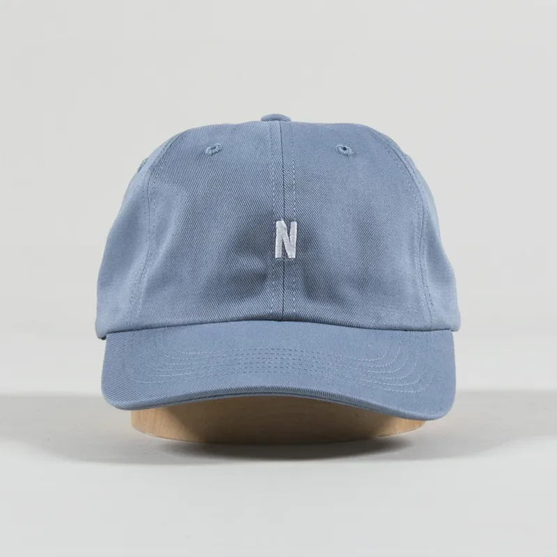Norse Projects Twill Sports Cap Light Stone Blue-1