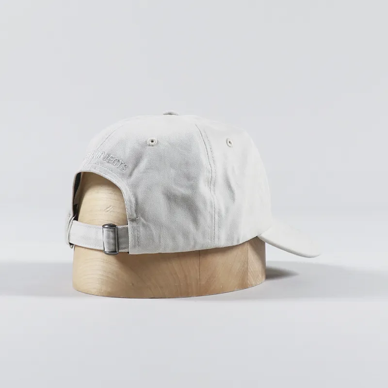 Norse Projects Twill Sports Cap Marble White-1