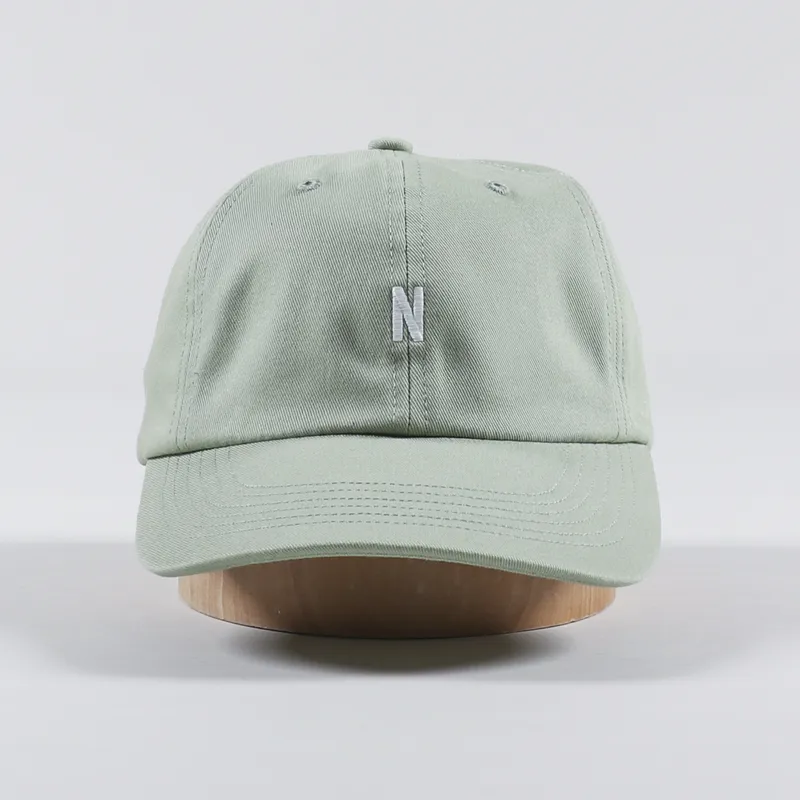 Norse Projects Twill Sports Cap Sunwashed Green-2