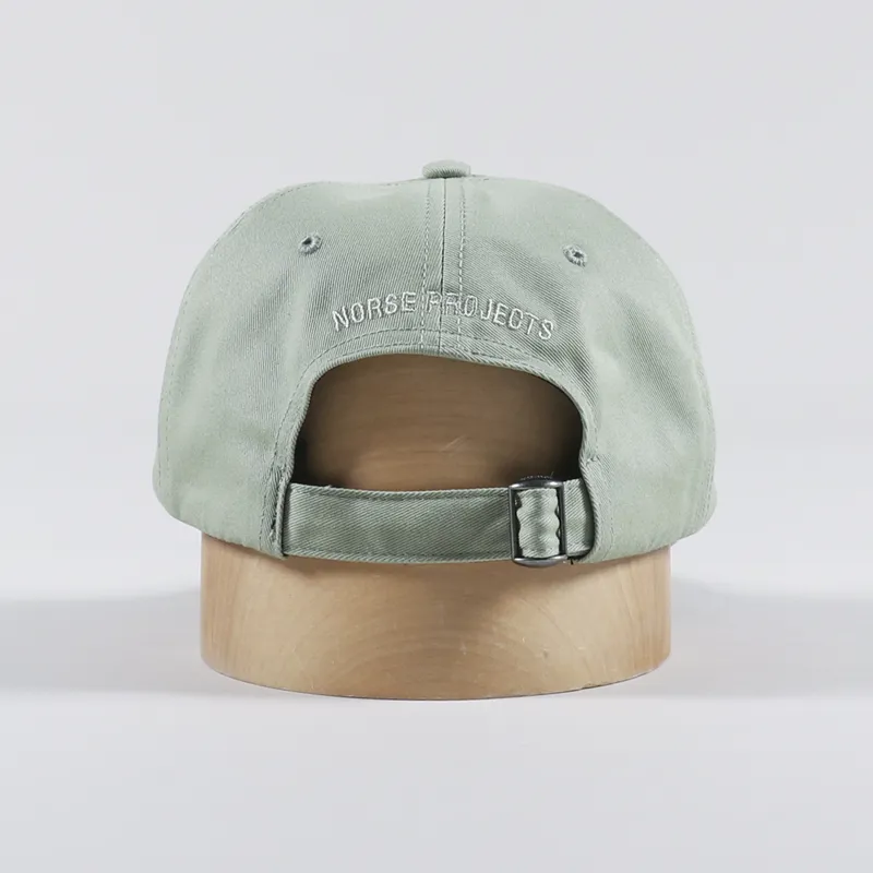 Norse Projects Twill Sports Cap Sunwashed Green-3
