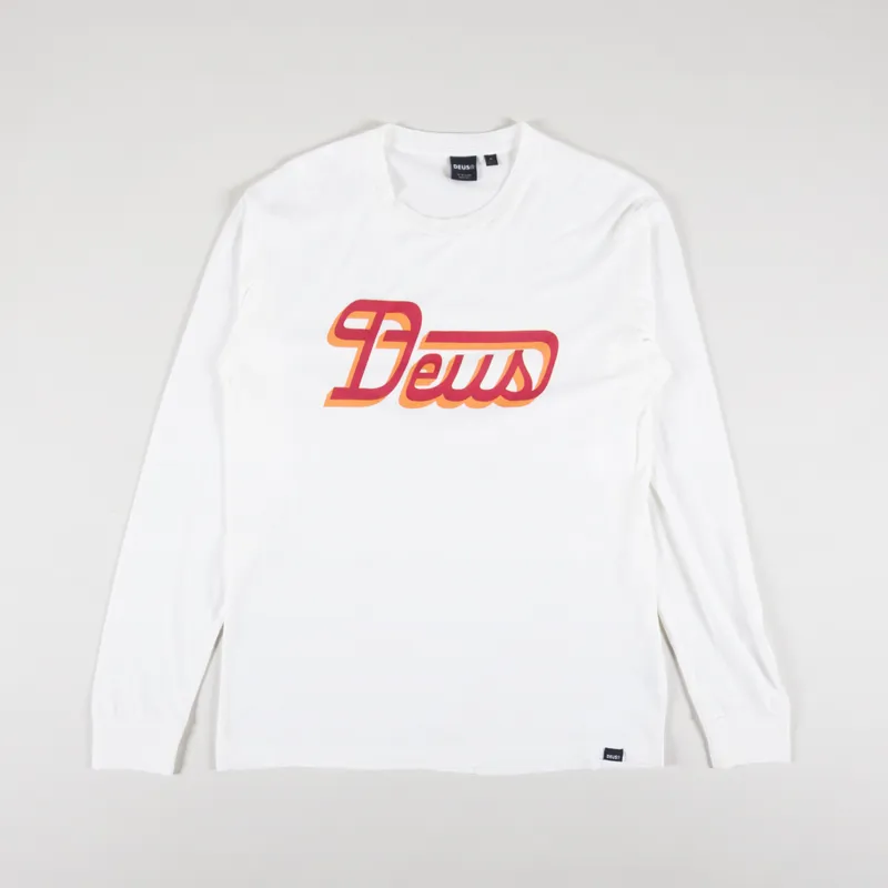 Deus Ex Machina Twilight Long Sleeve T Shirt Vintage White