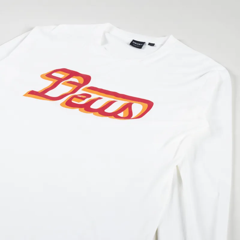 Deus Ex Machina Twilight Long Sleeve T Shirt Vintage White-2