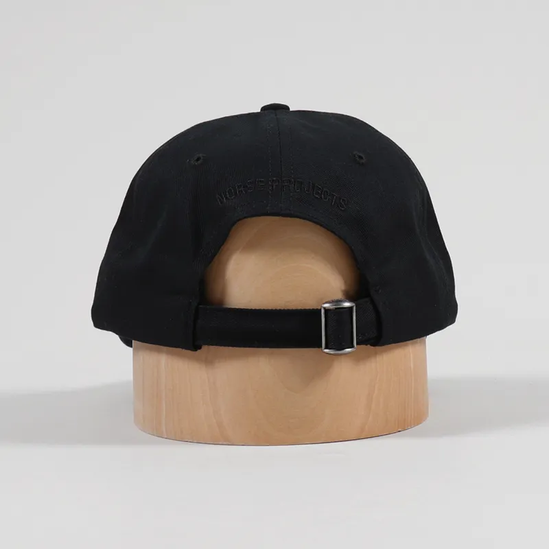 Norse Projects Twill Sports Cap Black-3
