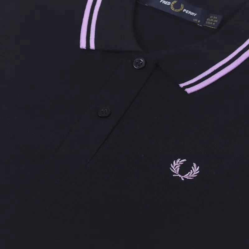 ポロシャツ FRED PERRY - The Fred Perry Shirt - G3600 WOMENS G3600 - Black / Warm Stone / Warm Stone | The Fred Perry