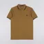 Fred Perry M3600 Twin Tipped Polo Shirt Dark Caramel Black