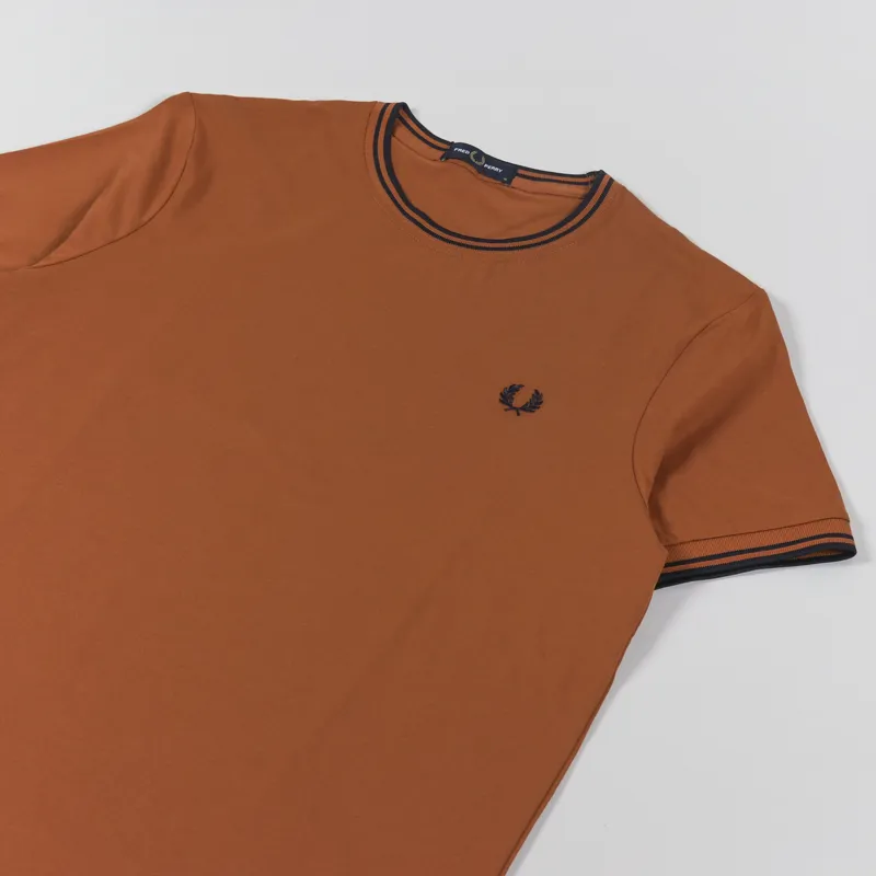 Fred Perry Twin Tipped T Shirt Nut Flake-2