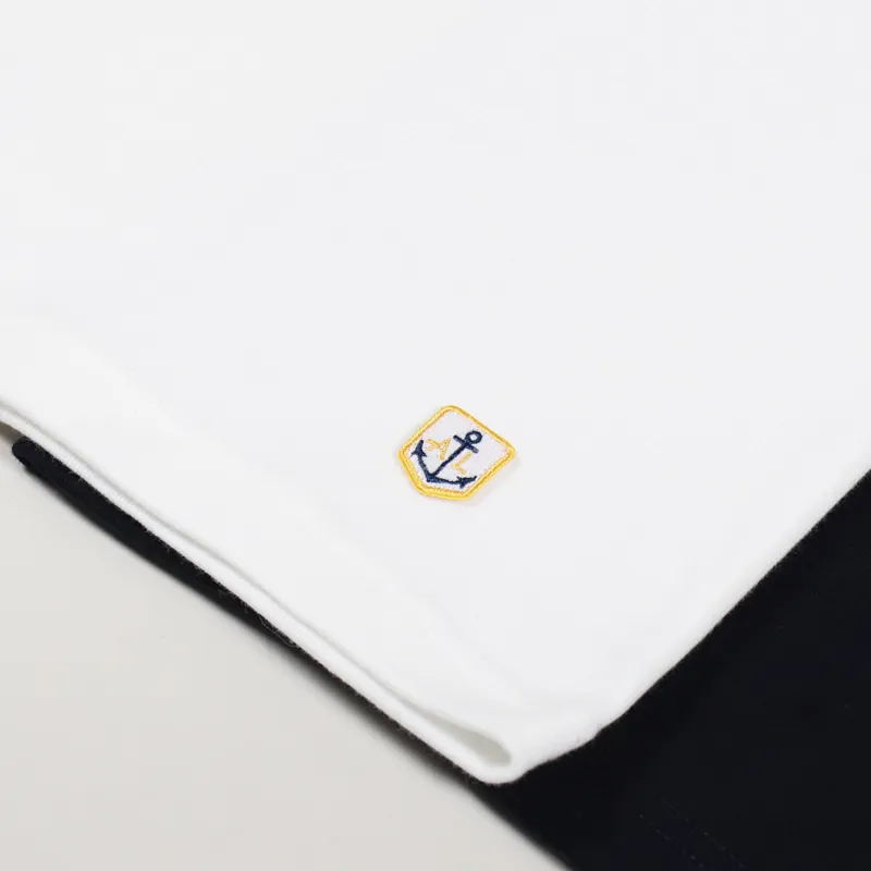 Armor Lux Lot De T Shirt 2 Pack Blanc Rich Navy-3