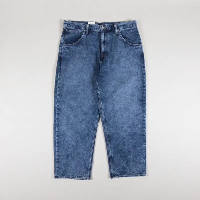 Edwin Tyrell Pant Blue Cloud Bleach-1