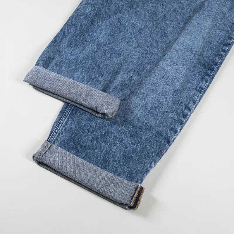 Edwin Tyrell Pant Blue Cloud Bleach-6