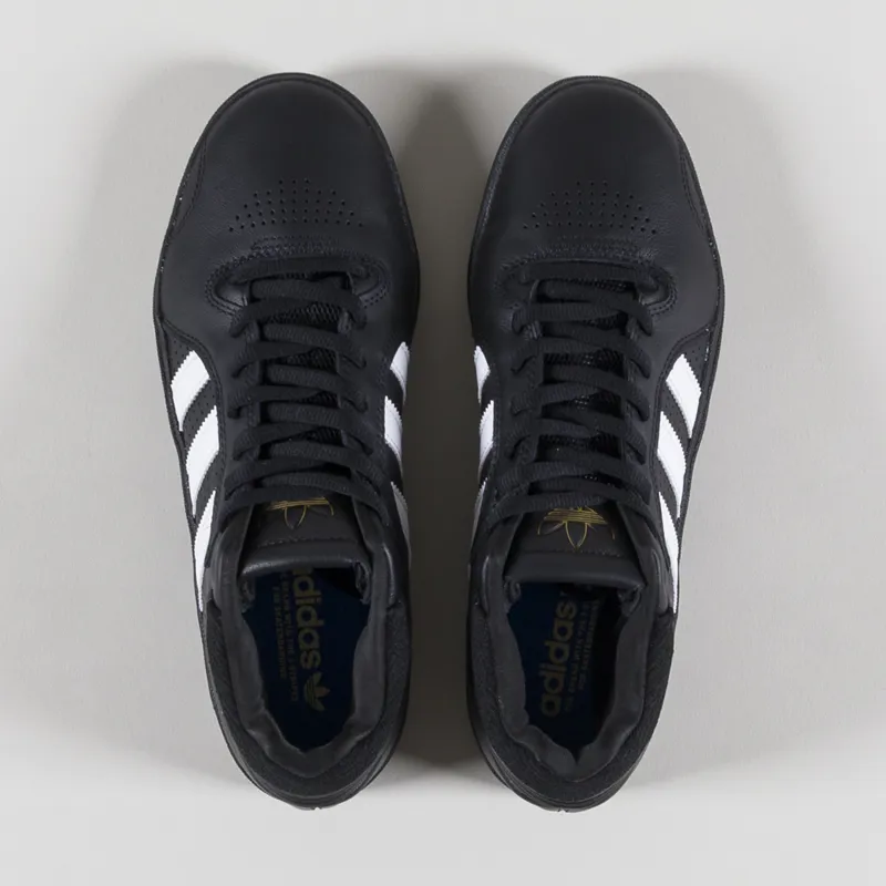 Adidas Skateboarding Tyshawn Shoes Black White Gold-2