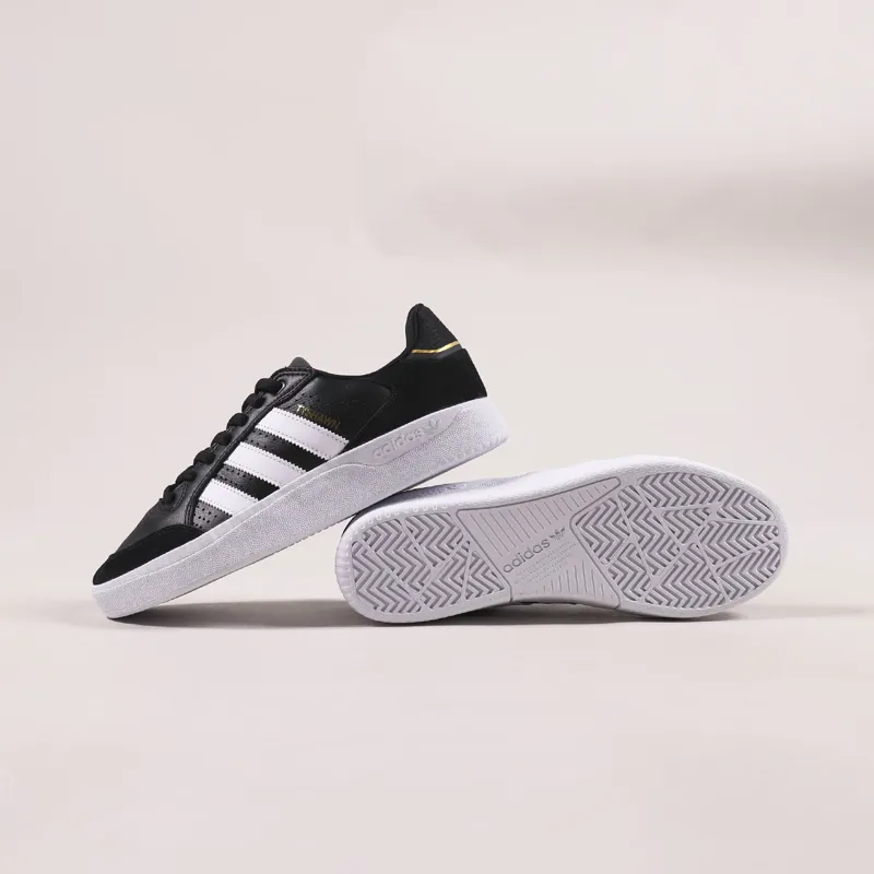 Adidas Skateboarding Tyshawn Low Shoes Black White Gold-1