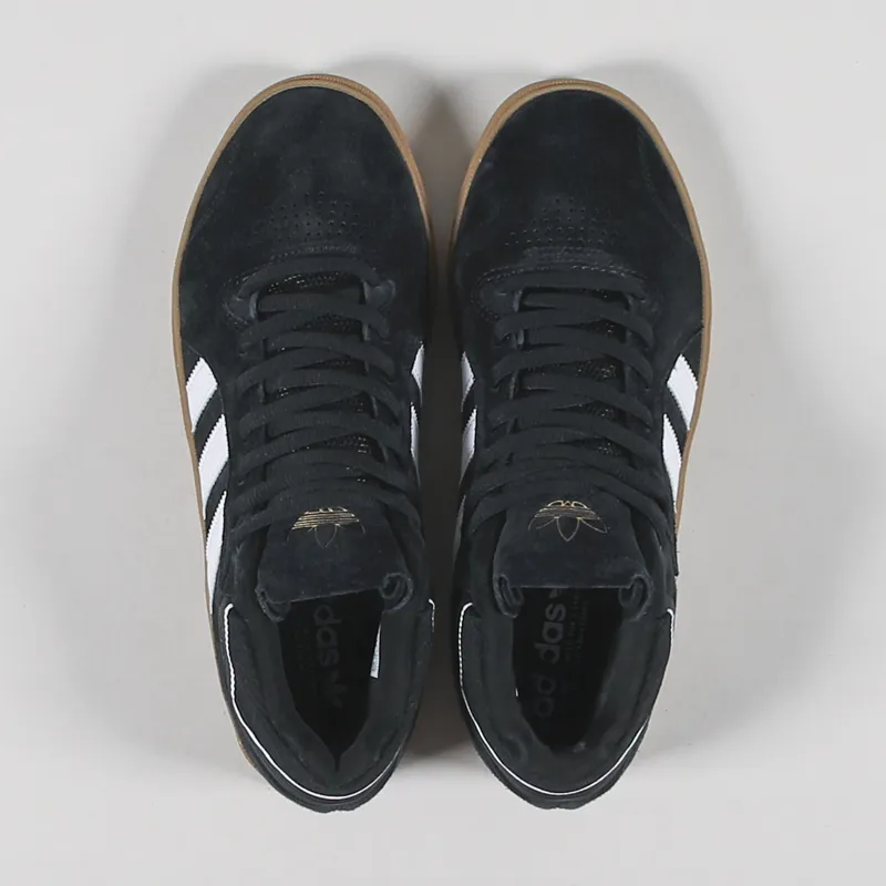 Adidas Skateboarding Tyshawn Shoes Black White Gold-2