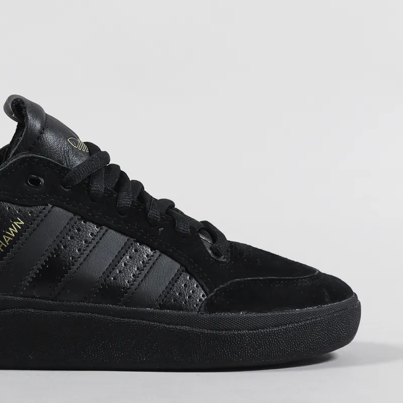 Adidas Skateboarding Tyshawn Low Shoes Core Black Gold-6