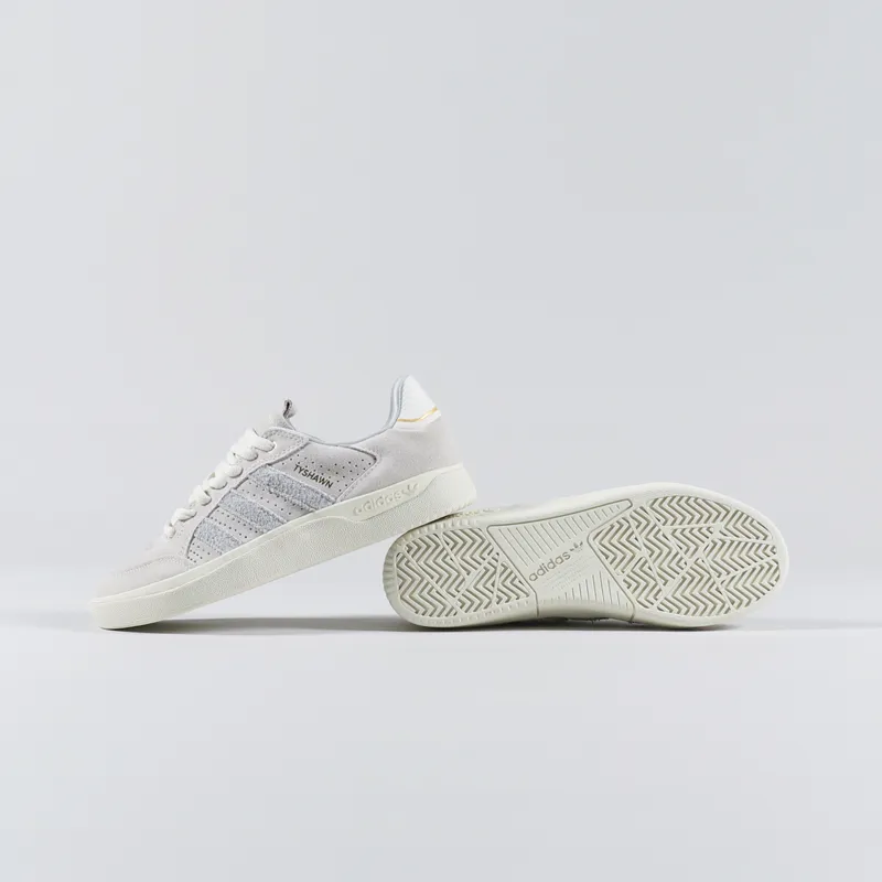 Adidas Skateboarding Tyshawn Low Shoes White Grey-2