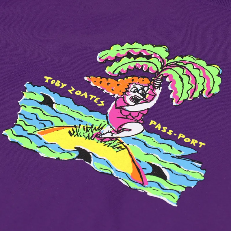 Pass Port TZ Darling T Shirt Purple-4