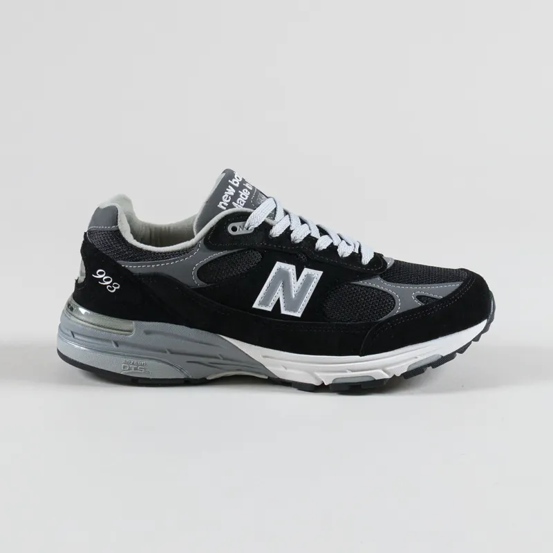 New Balance Made in USA 993 Shoes Black Grey-2