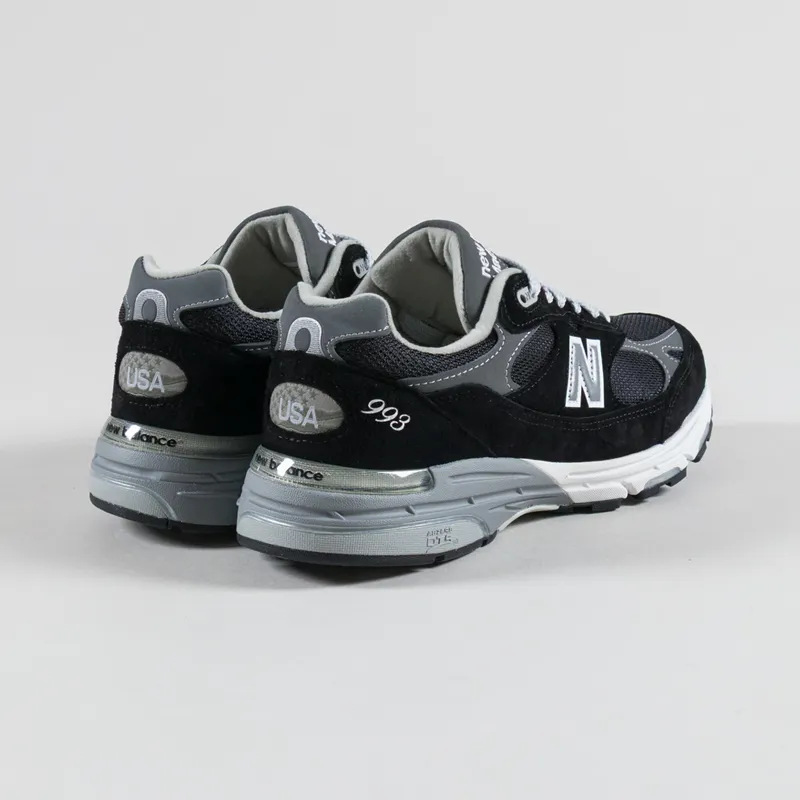 New Balance Made in USA 993 Shoes Black Grey-1