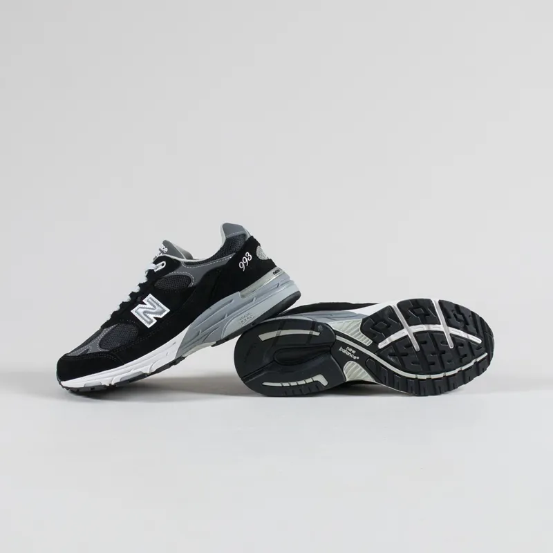 New Balance Made in USA 993 Shoes Black Grey-3