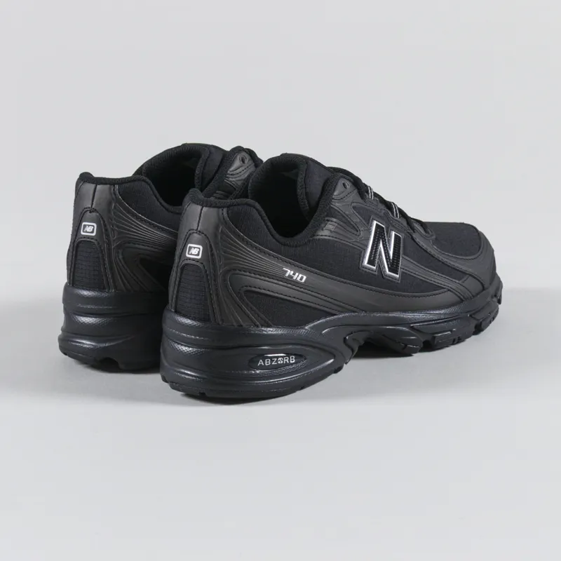 New Balance 740 Shoes Black-1