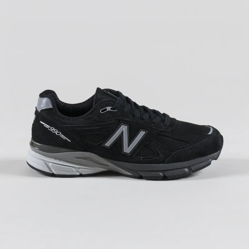 New Balance Made in USA 990v4 Shoes Black-2