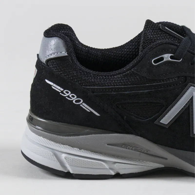 New Balance Made in USA 990v4 Shoes Black-4