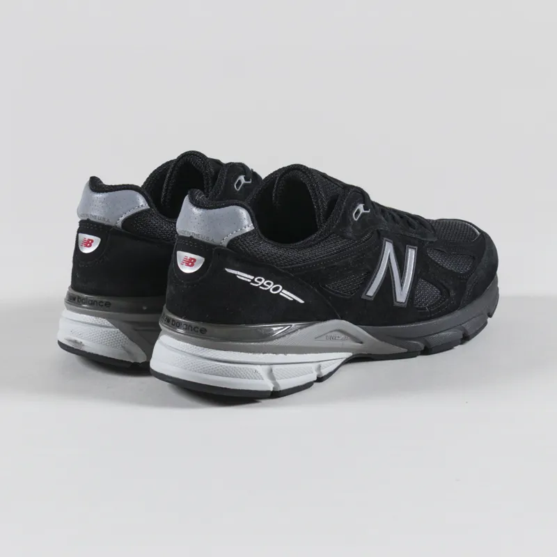 New Balance Made in USA 990v4 Shoes Black-1