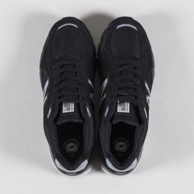 New Balance Made in USA 990v4 Shoes Black-6