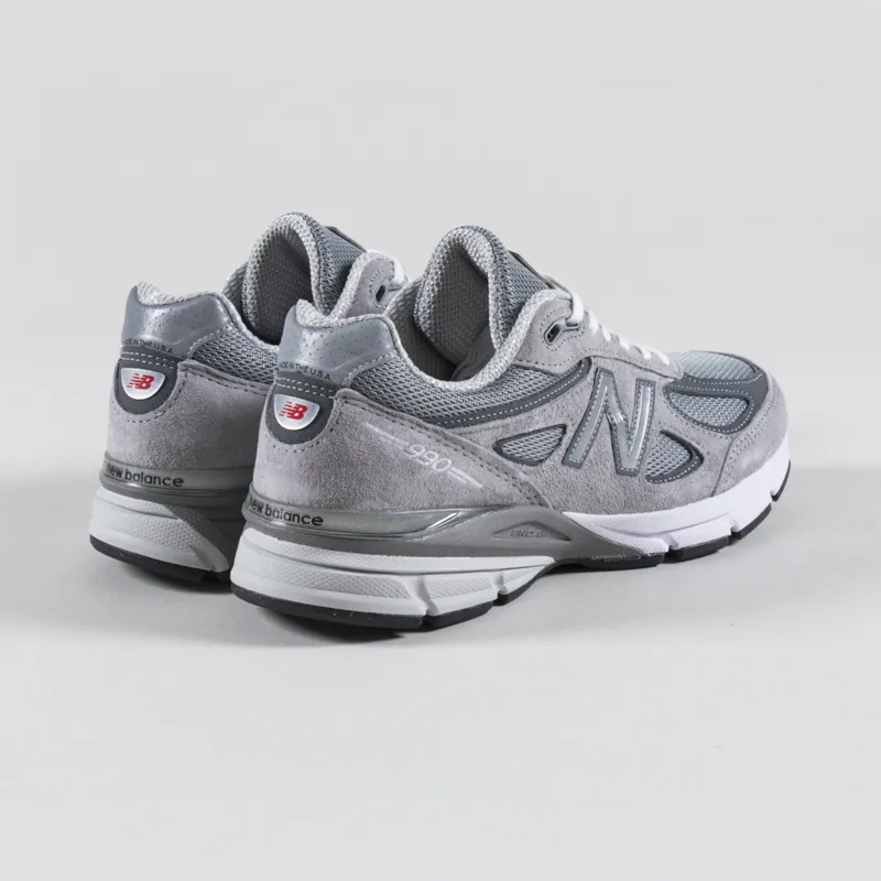 New Balance Made in USA 990v4 Shoes Grey-1