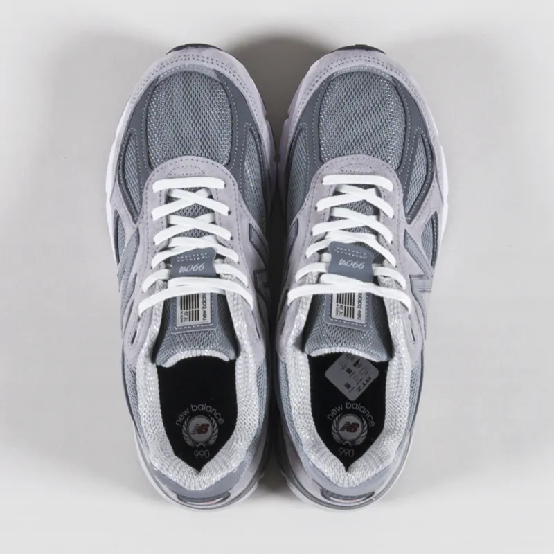 New Balance Made in USA 990v4 Shoes Grey-6