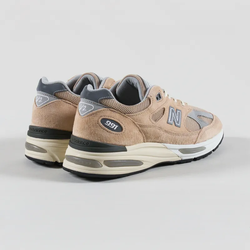 New Balance Made In UK 991v2 Shoes Cuban Sand-1