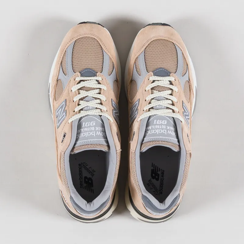 New Balance Made In UK 991v2 Shoes Cuban Sand-6