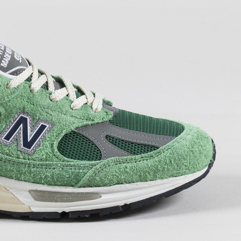 New Balance Made in UK 991v2 Grounded Pastels Shoes Mineral Green-5