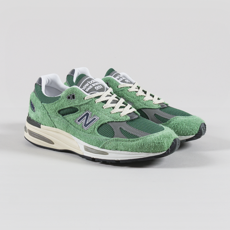 New Balance Made in UK 991v2 Grounded Pastels Shoes Mineral Green