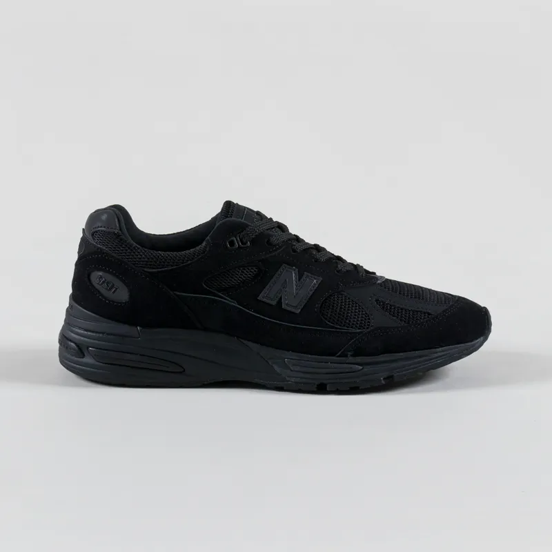 New Balance Made In UK 991v2 Shoes Black-2