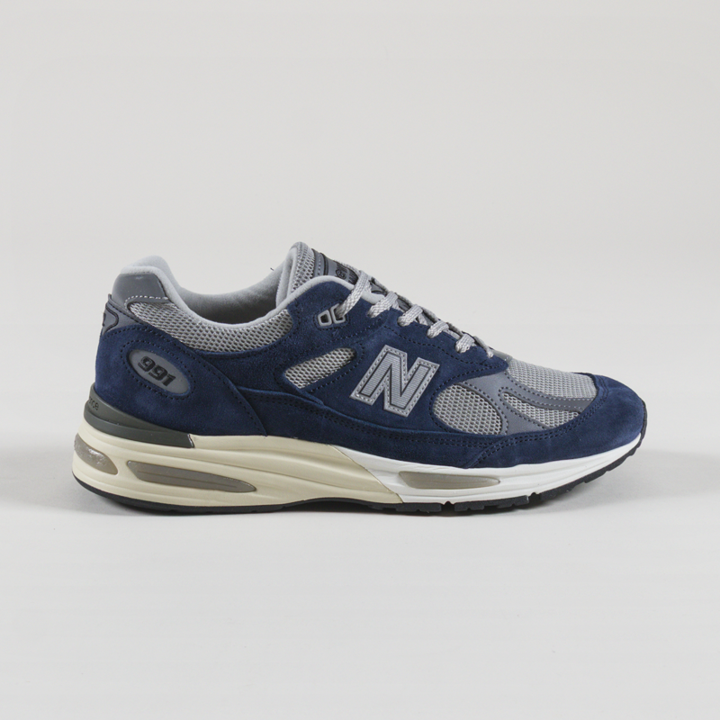 New Balance Made In UK 991v2 Shoes Insignia Blue-2