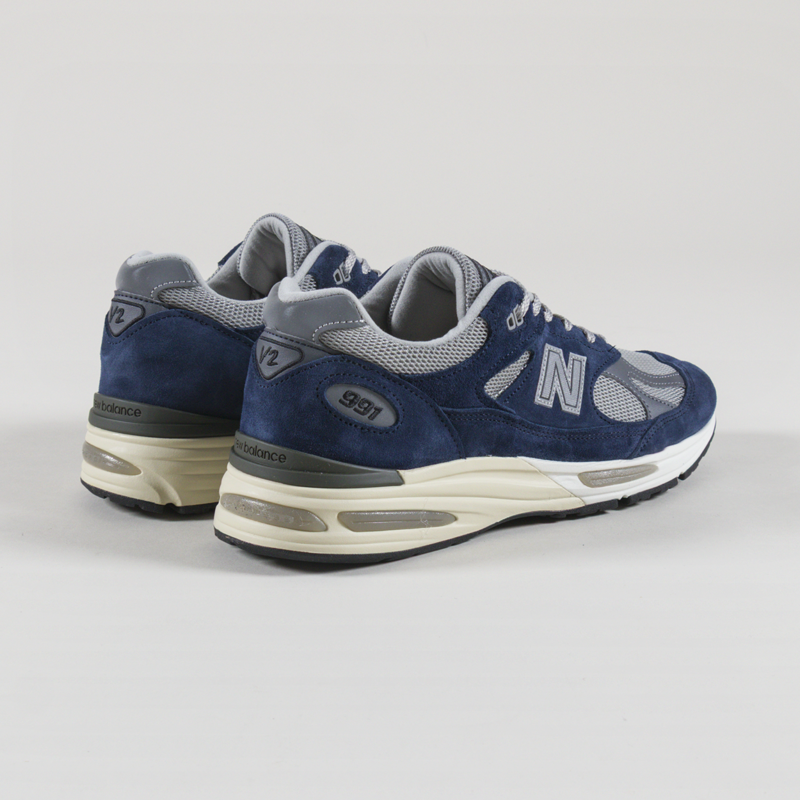 New Balance Made In UK 991v2 Shoes Insignia Blue-1
