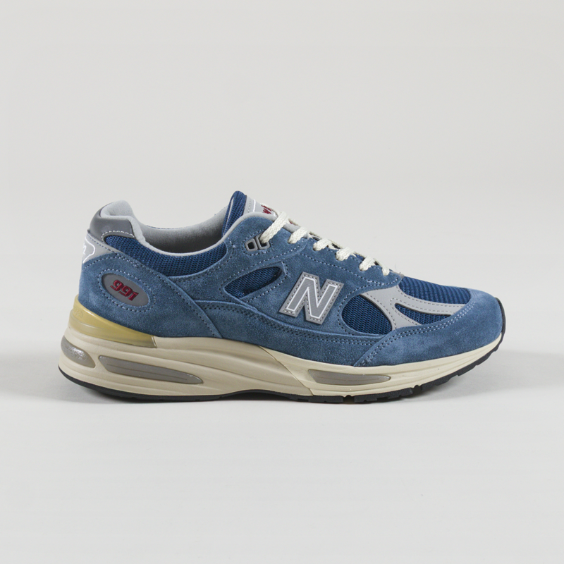 New Balance Made In UK 991v2 Shoes Bluesteel-2