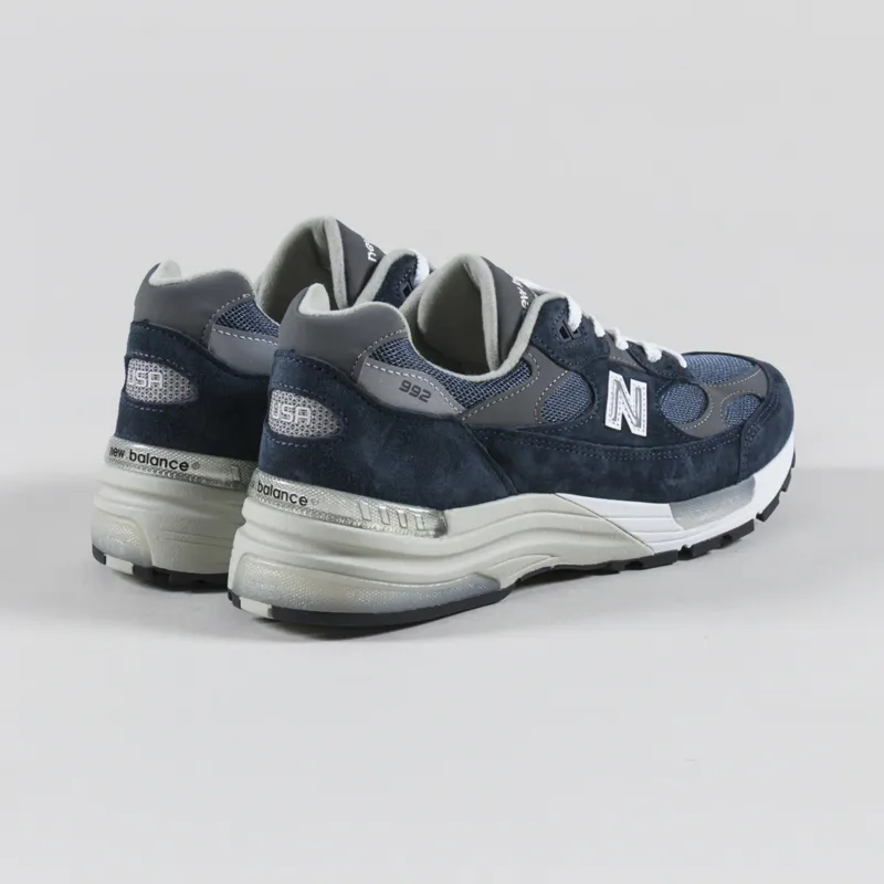 New Balance Made in USA 992 Shoes Navy-1