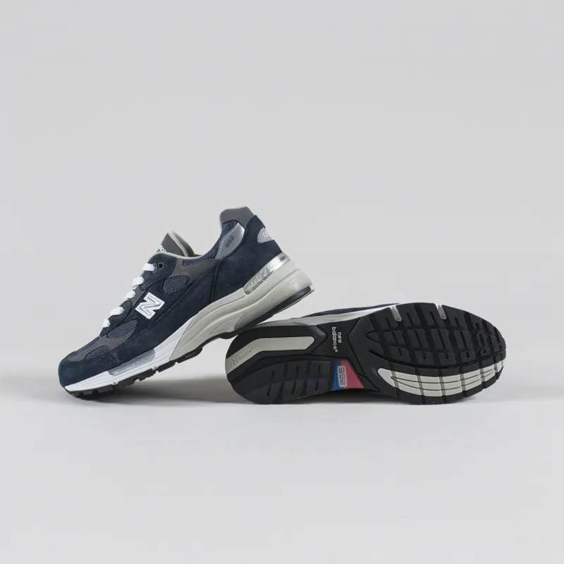 New Balance Made in USA 992 Shoes Navy-3