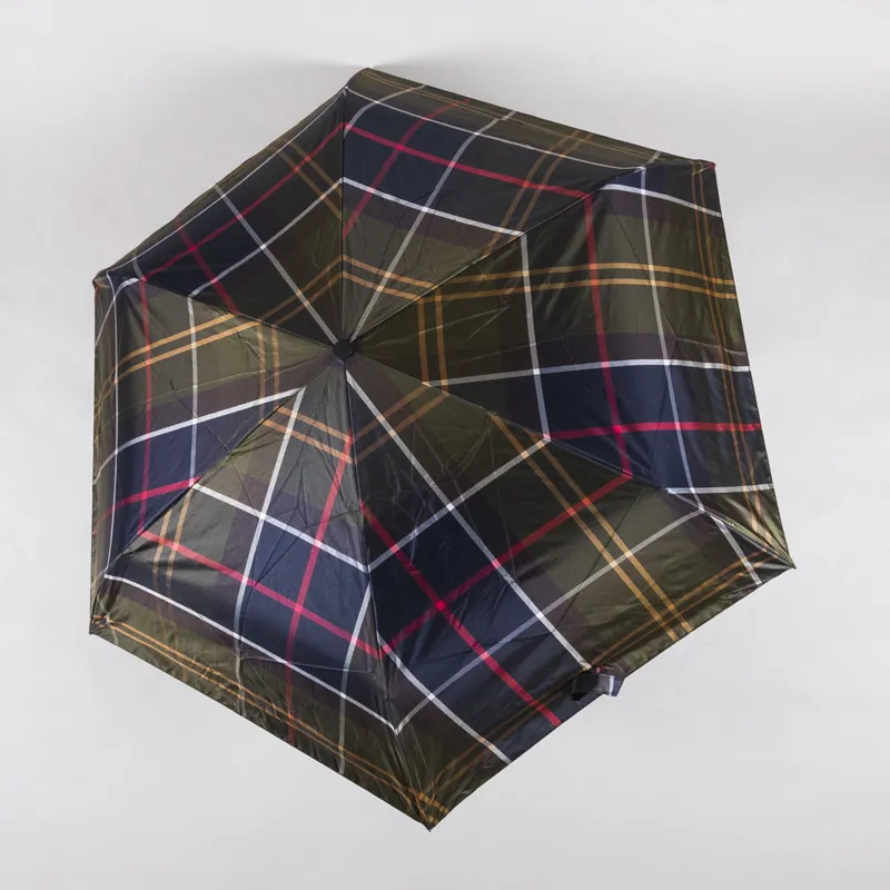 Barbour Tartan Mini Umbrella Classic-5
