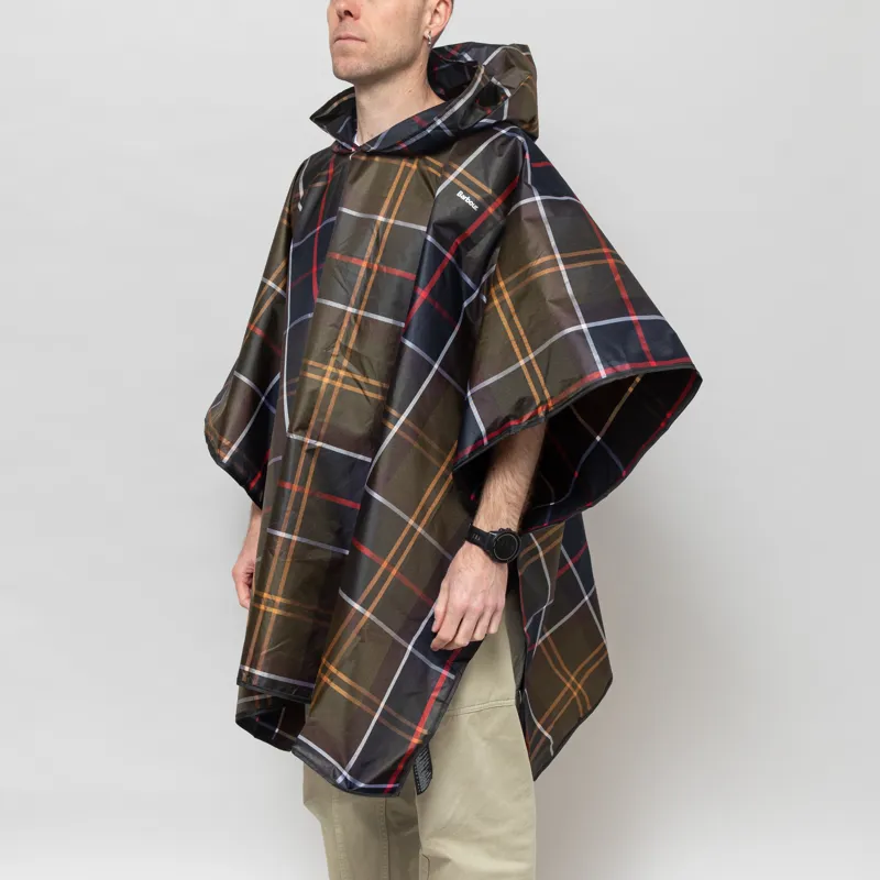 Barbour Showerproof Poncho Tartan-1