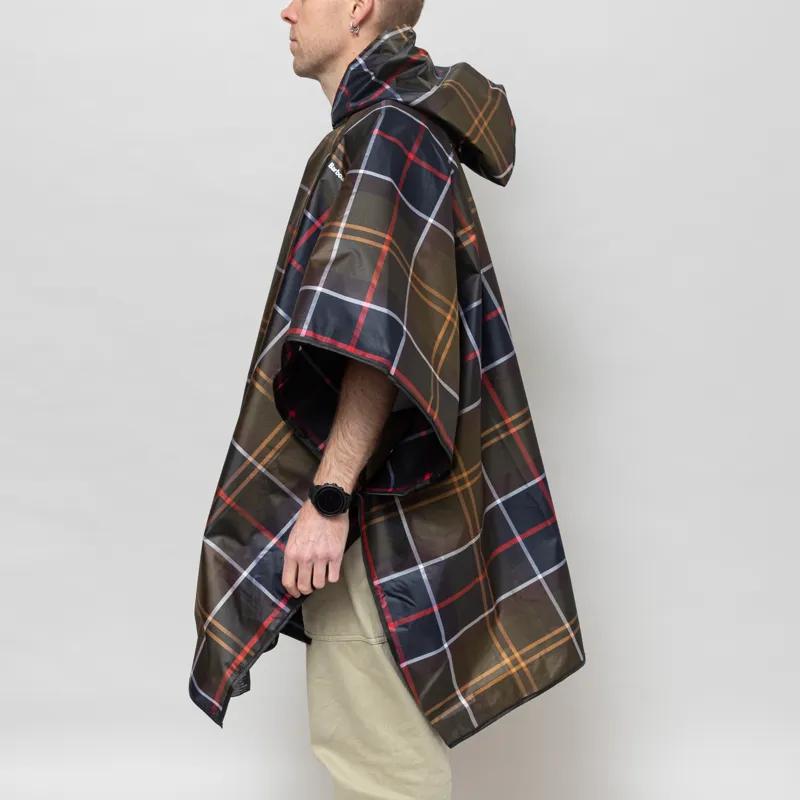 Barbour Showerproof Poncho Tartan-2