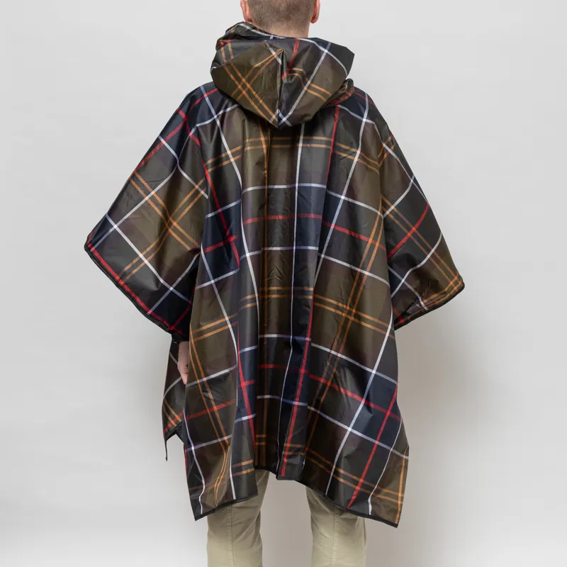 Barbour Showerproof Poncho Tartan-3
