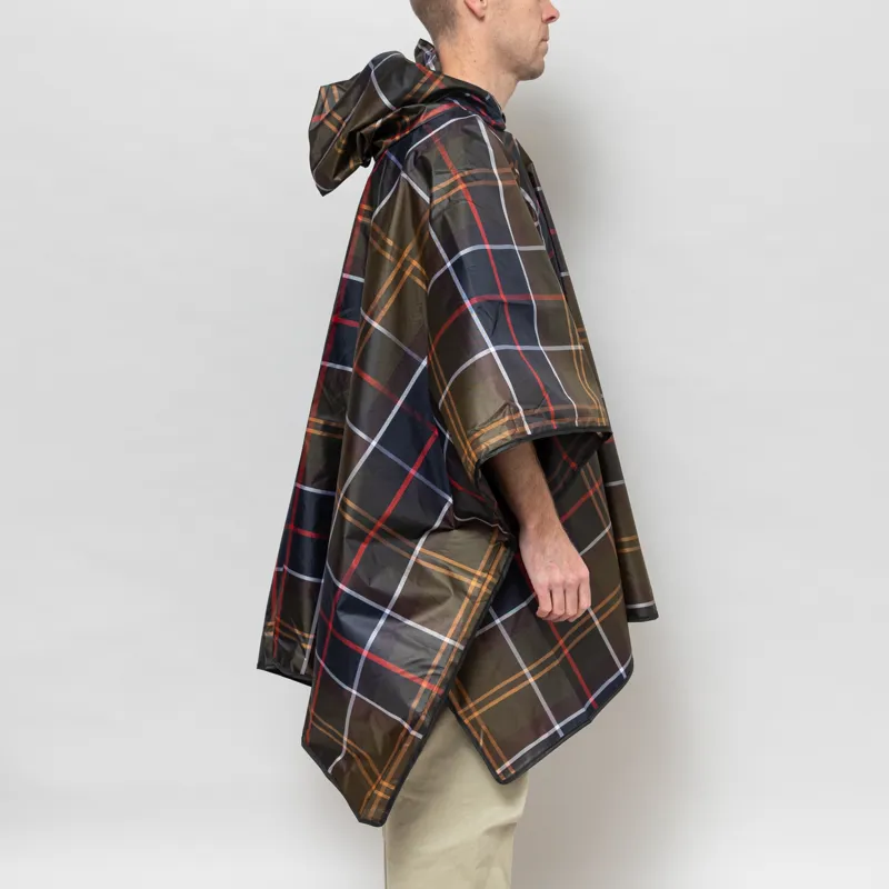 Barbour Showerproof Poncho Tartan-4
