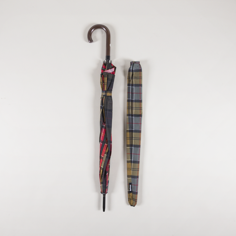 Barbour Tartan Umbrella Multi-1